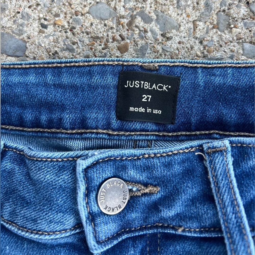 Just Black Black Wide Leg Jeans 27